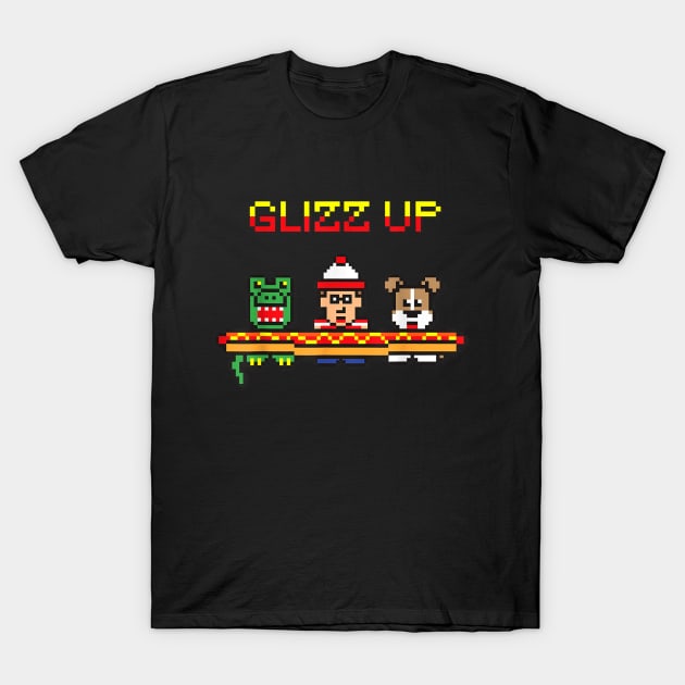 Glizz Up Funny Hot Dog Cute Vintage T-Shirt by Zimmermanr Liame